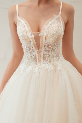 Abito da sposa favola in raso in tulle cuore speciale a sala